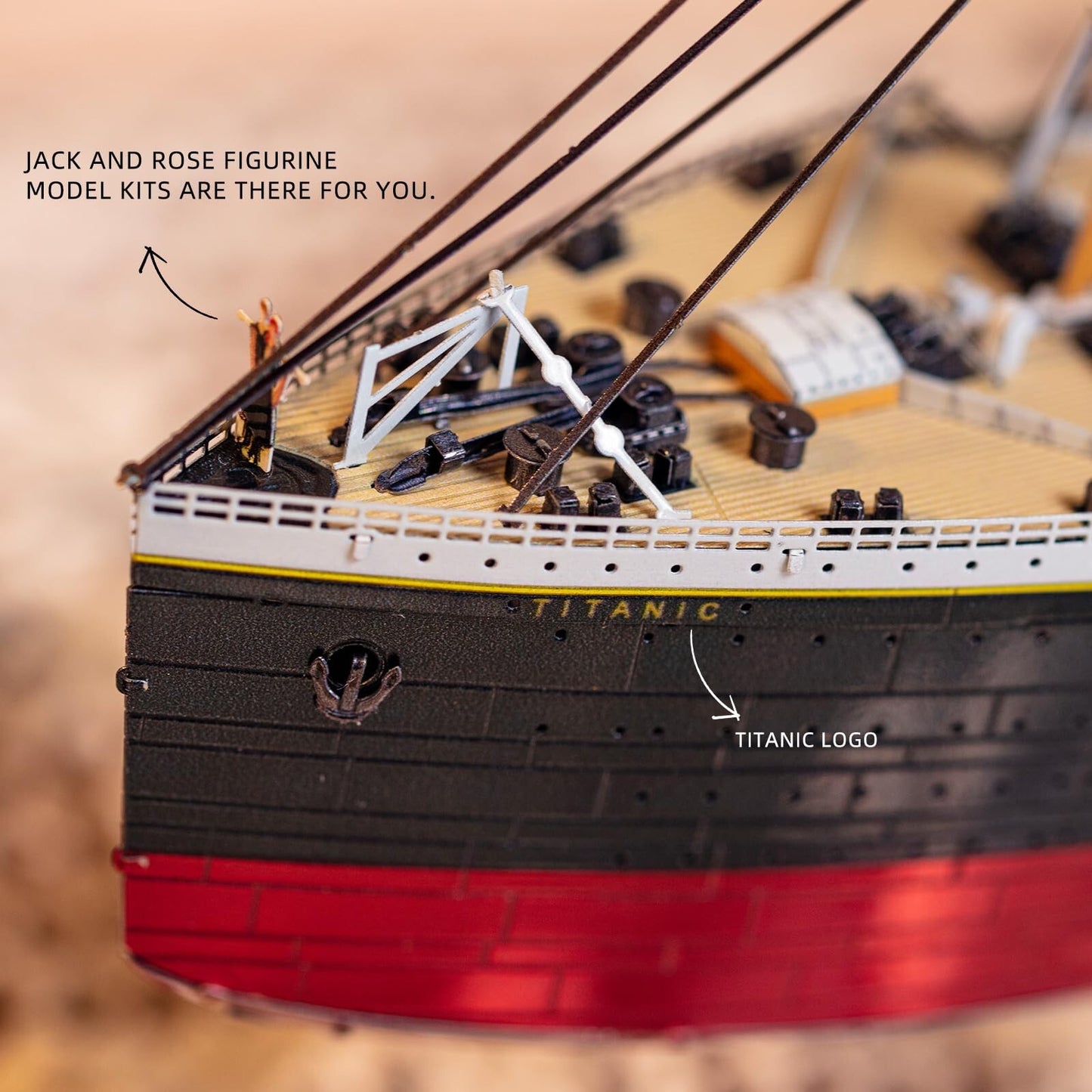 Illuminate Your Creativity with the Titanic Ship 3D Metal Puzzle Model - Engaging Build Experience for Adults!