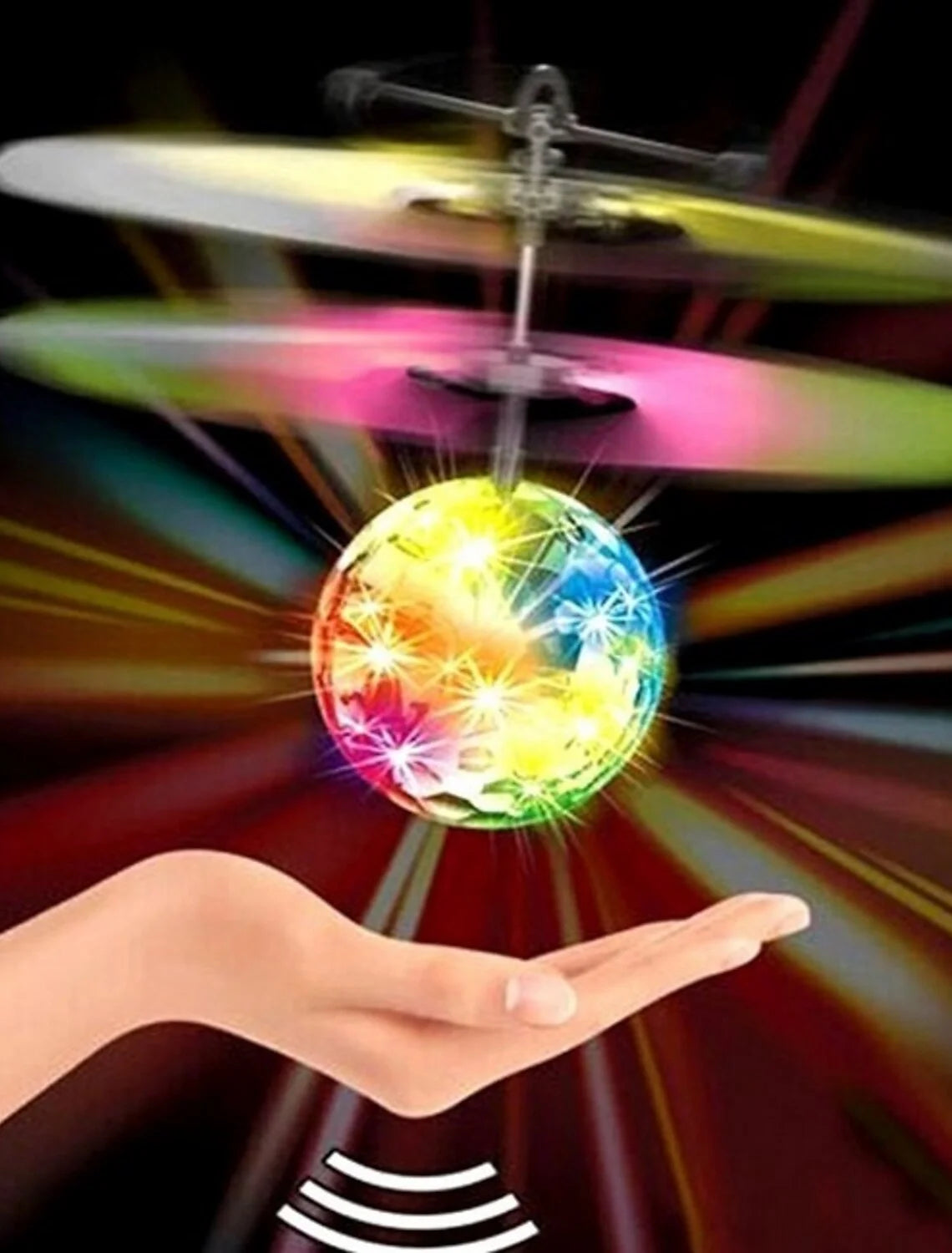 Exciting LED Flying Ball Drone - Interactive Hand-Sensing & Remote Control Fun for Everyone!