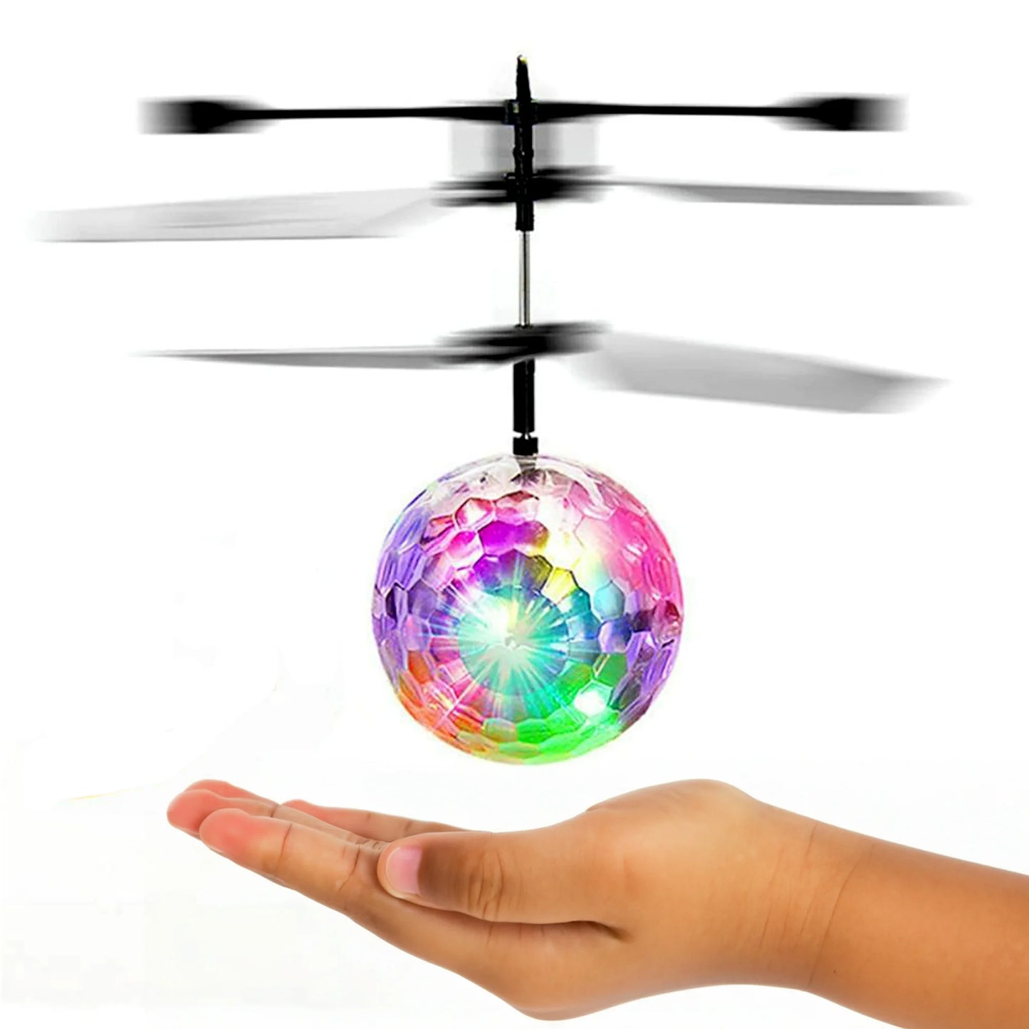 Exciting LED Flying Ball Drone - Interactive Hand-Sensing & Remote Control Fun for Everyone!
