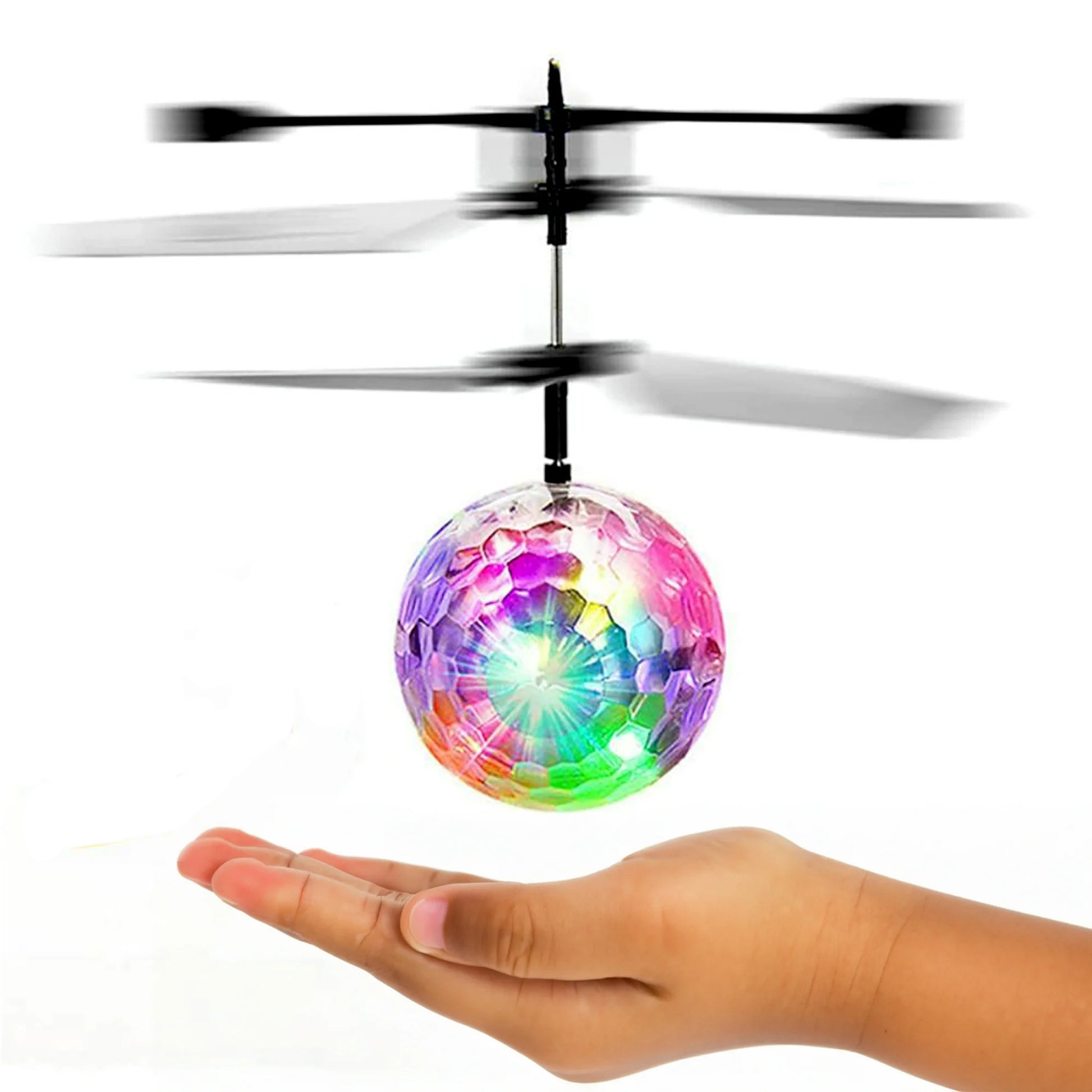 Exciting LED Flying Ball Drone - Interactive Hand-Sensing & Remote Control Fun for Everyone!