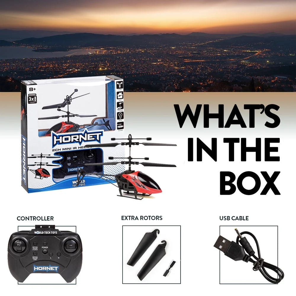 Buzzing Blunders: The Hornet 2-Channel Mini Helicopter That Can't Decide on a Color!