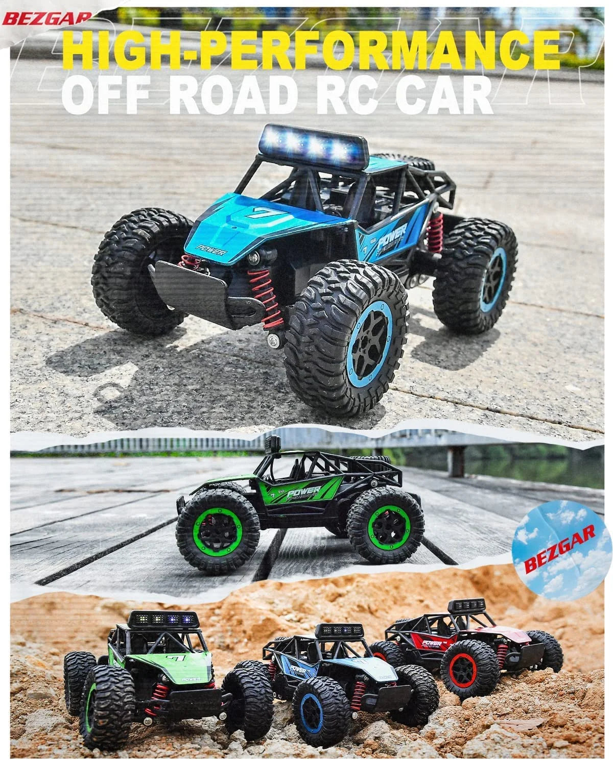 Ultimate 1:20 Alloy RC Monster Trucks - Thrilling Remote Control Cars for All Ages!